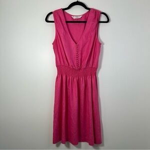 Trina Turk Women’s Pink Sleeveless Cinched Waist Dress Size 6